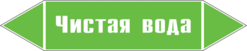 Маркировка трубопровода "чистая вода" (пленка, 252х52 мм) - Маркировка трубопроводов - Маркировки трубопроводов "ВОДА" - . Магазин Znakstend.ru